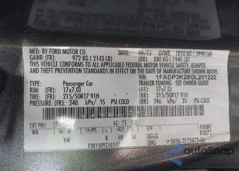 2016 Ford Focus Se from USA, damaged, VIN 1FADP3K28GL201222